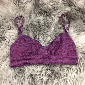 Wacoal | Women’s Bralette | Purple & Pink | Lace | size 34B